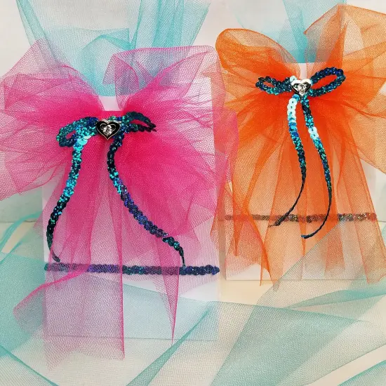 Expo Shiny Tulle 6"X25yd Spool-Baby Blue {4}