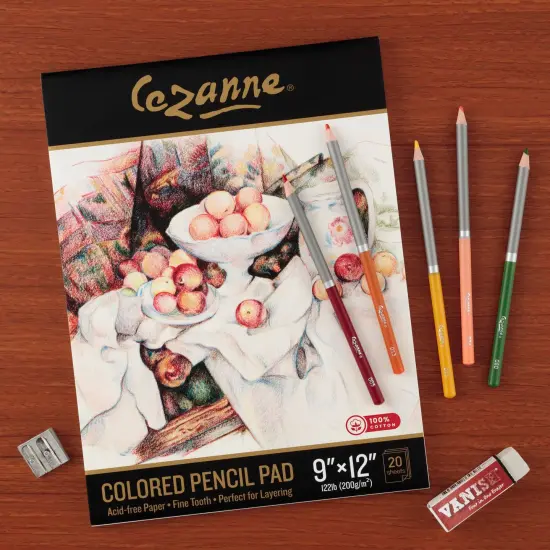 Cezanne 100% Cotton Colored Pencil Pad - Multipacks {5}