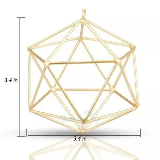 2Pack Metal Geometric Hanging Air Plant Holder Rack Air Pineapple Iron Hanging {2}