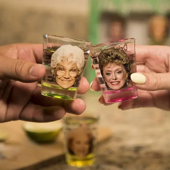 The Golden Girls 2oz Shot Glass Set of 4 {7}