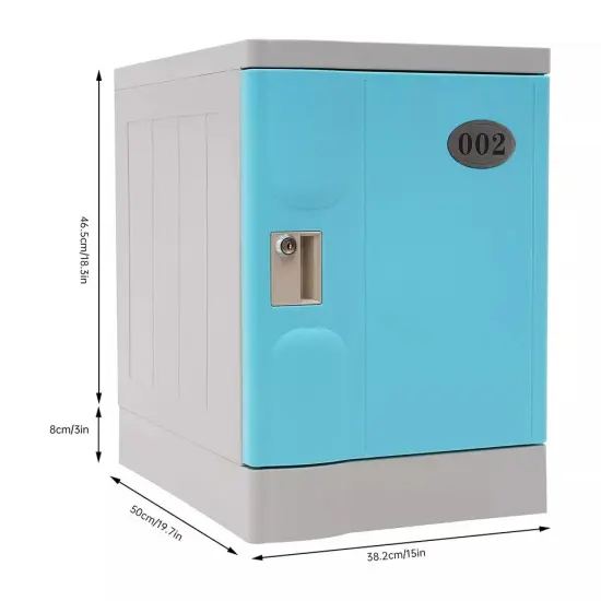 2-tiers Storage Cabinet Bedroom Lockable Storage Cabinet Nightstand With Keys {2}