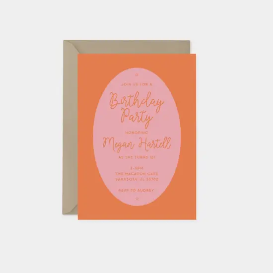 Bright Stripes Party Invitation XIII {1}