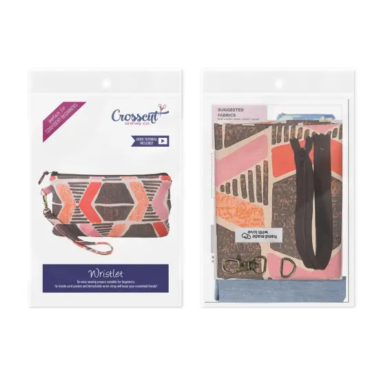 Crosscut Sewing Co.&reg; Wristlet Sewing Kit - Beginner Sewing Project Kit Yucatan {2}