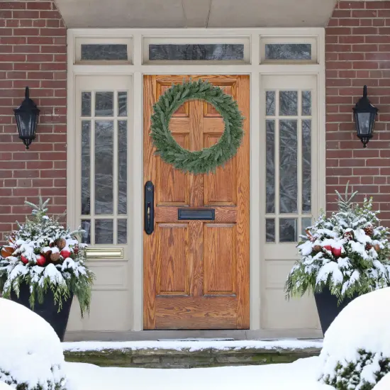 Northlight Real Touch™ Granville Fraser Fir Artificial Christmas Wreath - Unlit - 36" Green {3}