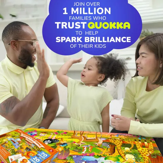 70 Pcs Search and Find Riddle Puzzles with Cards for Kids | Africa {5}