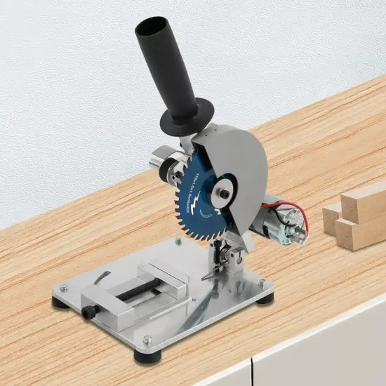 4"Mini Table Saw Saw Manual Chop Saw DIY Wood Metal Cutting Machine Cutter 0-45&deg; {4}