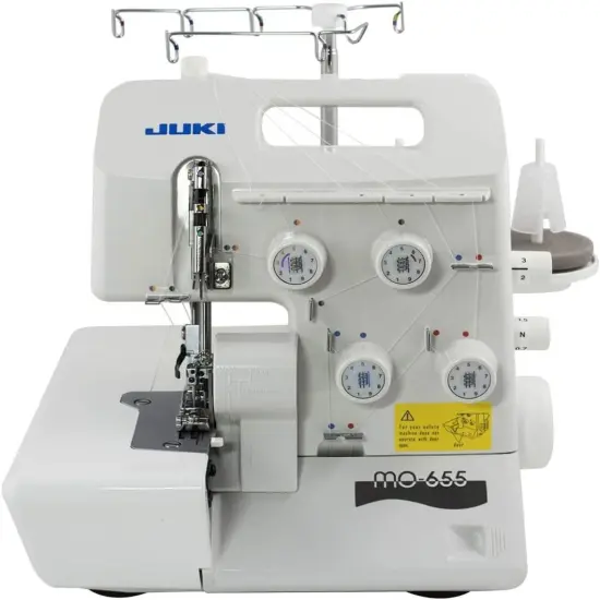 JUKI MO-655 2/3/4/5 Thread Serger Sewing Machine with Pearl Finish {1}