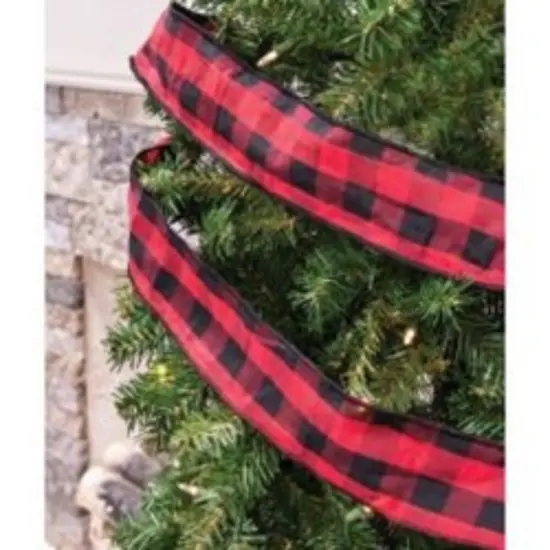 Wired Buffalo Check Ribbon Red {2}