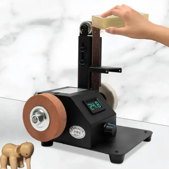 Electric Grinder Belt Sander Polishing Grinding Knife Mini DIY Sharpener Machine {4}