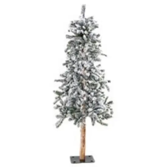 Heavy Flocked Alpine Tree 5ft {1}