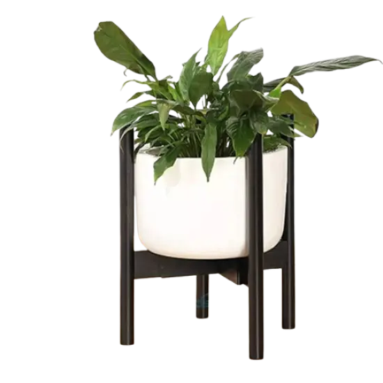 Adjustable Plant Stand Indoor Outdoor Plants Modern Outdoor Large Planter Holder {1}