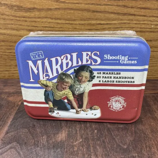 Channel Craft Old-Fashioned Shooting Marble Game in Classic Tin {4}