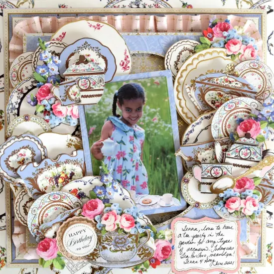 China Cabinet Paper Crafting Kit {3}