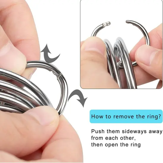 Biscuit Cutter Set Stainless Steel Round with Handle Professional Silver {8}