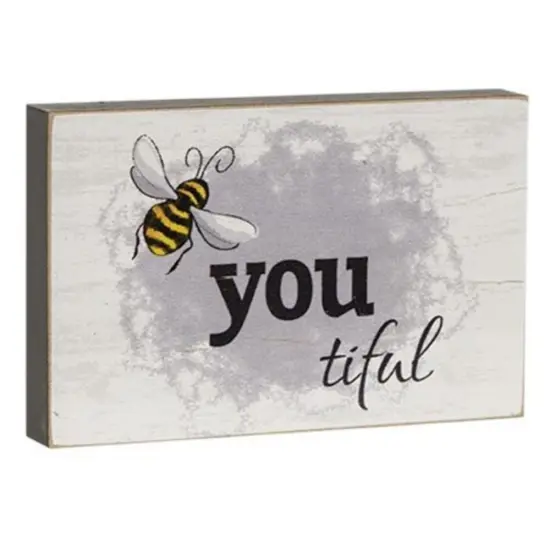 Bee You Tiful Block 2.75" x 4.25" {1}