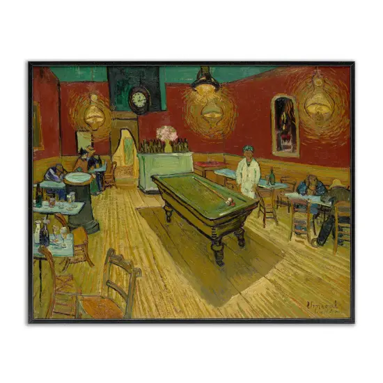 Stupell Industries Van Gogh The Night Caf&eacute; Framed Giclee Wall Art Design by one1000paintings {1}