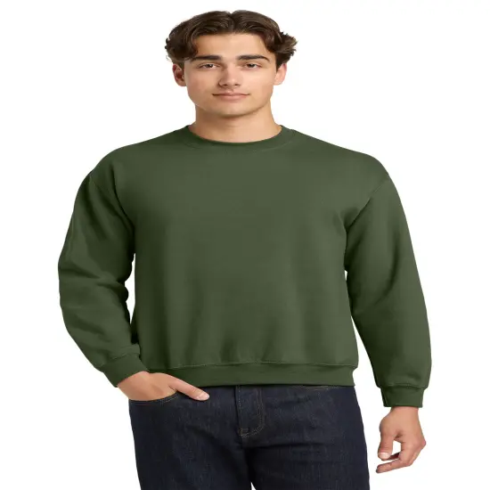 Gildan&reg; Heavy Blend Long Sleeve Crew Neck Sweatshirt Military green {1}
