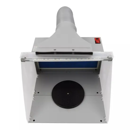 2 in1 Portable Spray Painting Workbenches Small Crafts 360&deg; Rotatable 30W {1}