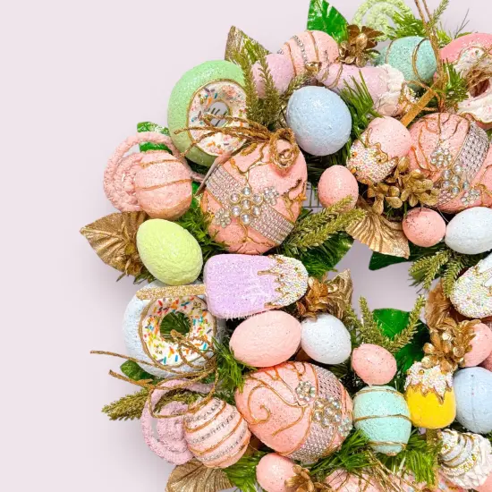 Easter Wreath -Pastel Sweet Wreath {4}