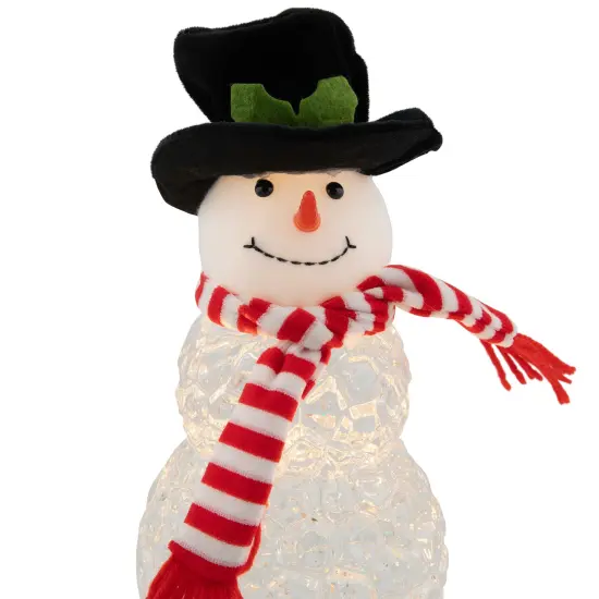 Northlight LED Lighted and Musical Snowman Christmas Snow Globe - 12" White {7}