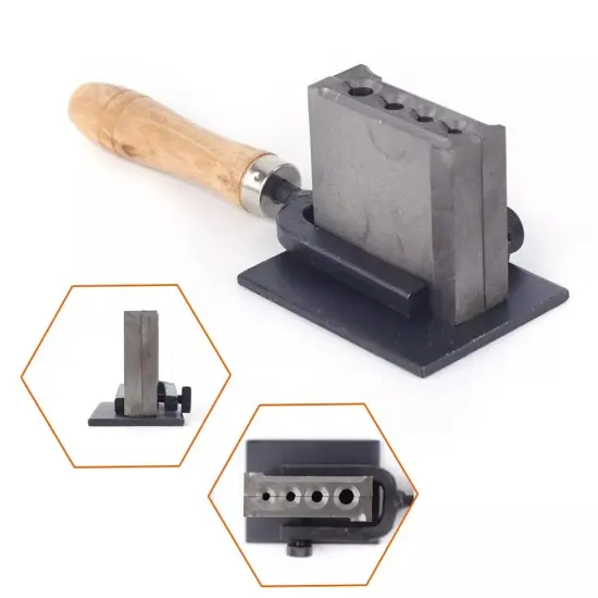 REVERSIBLE INGOT MOULD 4 HOLES FOR SHEETS BARS WIRES MAKING CASTING GOLD SILVER {3}