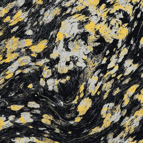 Gold and Black Wood Abstractions Gift Wrap {3}