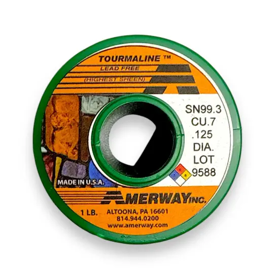 AMERWAY TOURMALINE Lead-Free Solder for Stained Glass (1 LB Spool) {2}