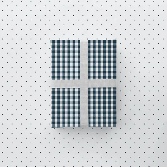 Vintage Blue Gingham and Microdot {2}