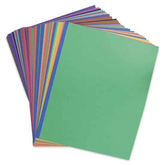 Pacon Railroad Board - 22" x 28" x 4 Ply, Assorted, 100 Sheets {1}