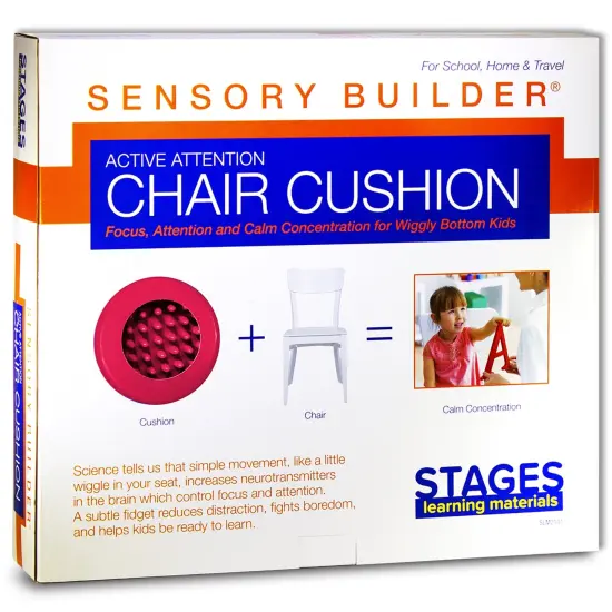 Sensory Builder&reg; Active Attention Chair Cushion, Red {2}