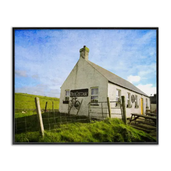 Stupell Industries Wee Cottage Countryside Framed Giclee Wall Art Design by Graffi*tee Studios {6}