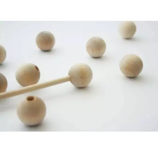 Kitcheniva 25 Pcs Wood Ball Dowel End Caps Craft Art DIY {4}