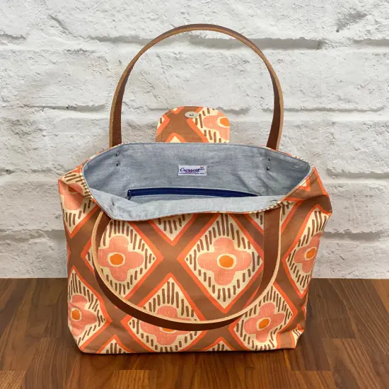 Crosscut Sewing Co.&reg; Lincoln Tote Sewing Kit - Beginner Sewing Project Kit Pacific {6}