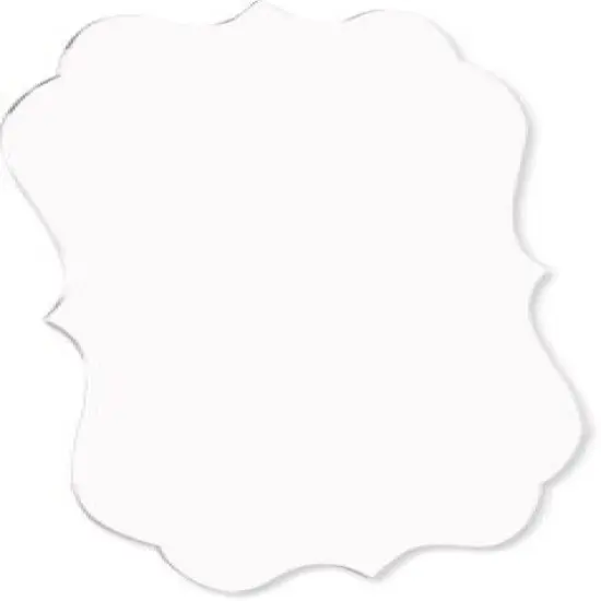 ChromaLuxe Gloss White Metal Print Desk Beneluxe 5.38x7.24&rdquo; .045" 10 /Pack 4268 {3}