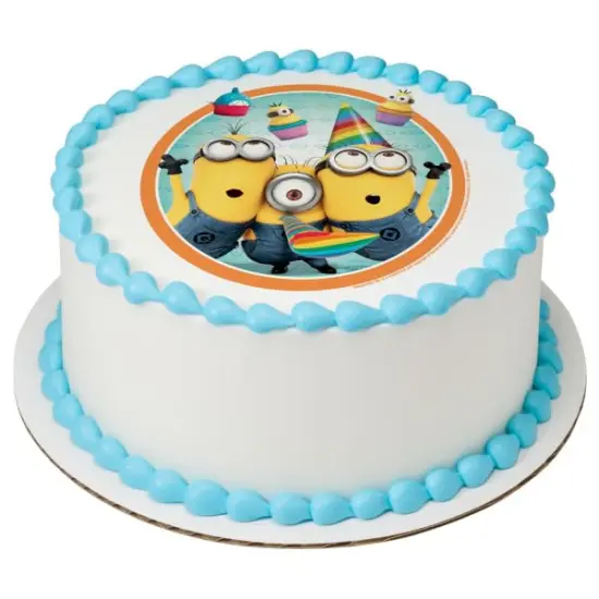 Despicable Me PhotoCake&reg; Edible Cake Topper Icing Image for 8 inch round cake or larger {1}