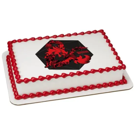 Dungeons & Dragons PhotoCake&reg; Edible Cake Topper Icing Image for 1/4 Sheet cake or larger {1}