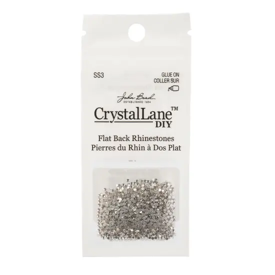 Crystal Lane DIY SS3 Glass Flatback Rhinestones, 1440pcs {3}
