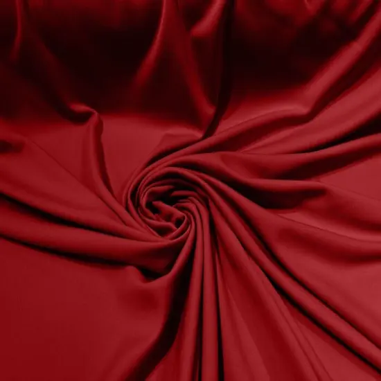 1 Yard Heavyweight Stretch Scuba Knit Fabric Sturdy Double Knit for Dresses Blazers and Tailored Clothing Red {1}