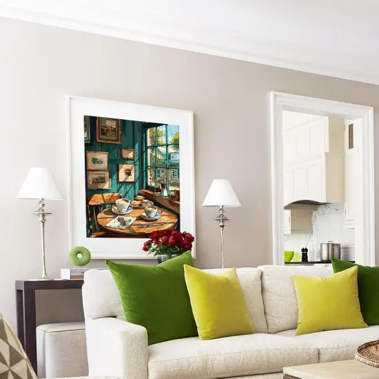 Cafe Day Paint by Numbers - 16x20 inch {3}