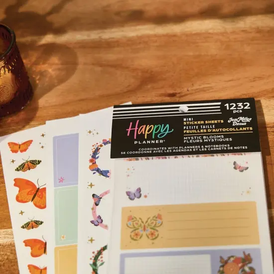 Happy Planner Mini Sticker Value Pack 30/Sheets-Mystic Blooms {5}