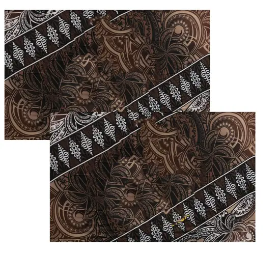 Kingdom of Tonga Seal Tribal Polyester Sarong 72" L x 45" W Red {6}