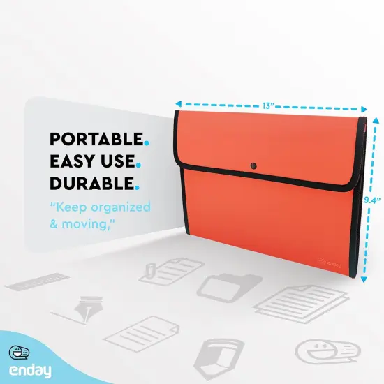 A4 Letter Size Reusable Filling Envelopes -Red {4}