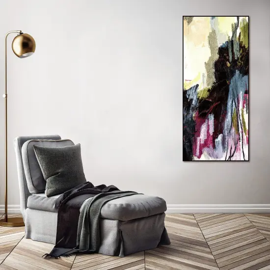 Whiteline Modern Living Lola 48""x24"" Canvas Wall Art, Black PS Frame {1}