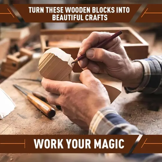 26PCS Basswood Carving Blocks {2}