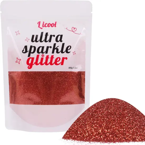 Holographic Fine Glitter, 100g/3.5oz Extra Fine Glitters Powder Packs for Resin {1}