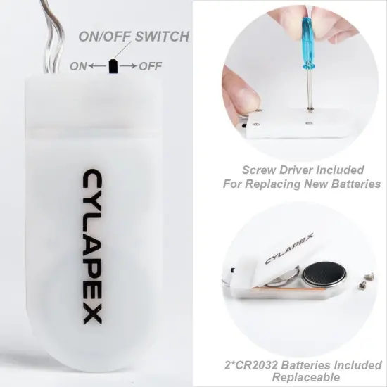 6 Pack Orange Fairy String Lights - 3.3ft, 20 LED {5}