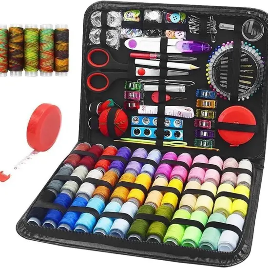 Sewing kit, 229 pcs Sewing Thread Accessories, Friendly for Beginner {1}