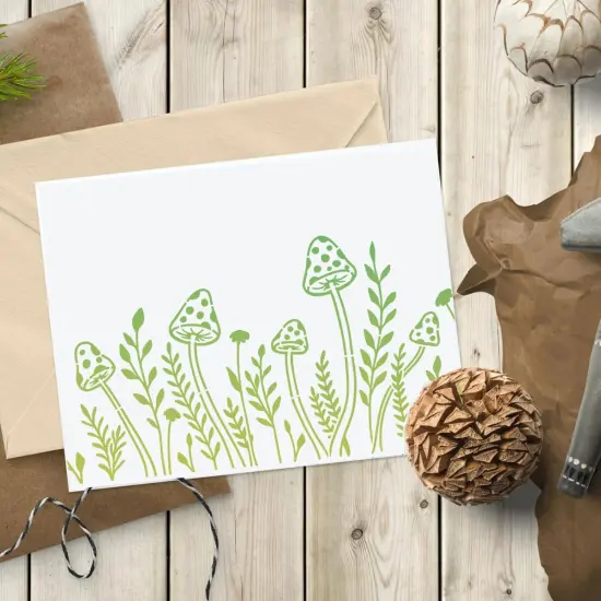 Mushrooms Stencils for Painting Reusable Mushroom Stencil {6}