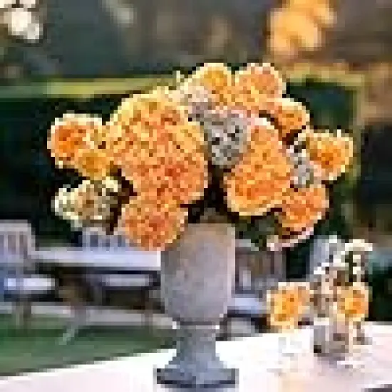 Silk Hydrangea Artificial Flowers Heads with Stems, Artificial Hydrangea Flowers for Wedding Centerpieces {5}