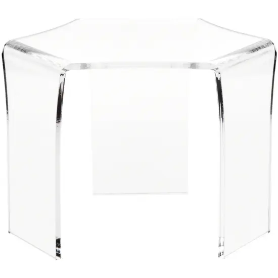 Plymor Clear Acrylic Tri-Leg (6 Sided) Display Riser, 6.25" H x 8.75" W x 7.5" D {1}